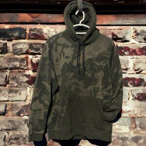 UNDER ARMOUR Army Green Camo Hoodie - Size M